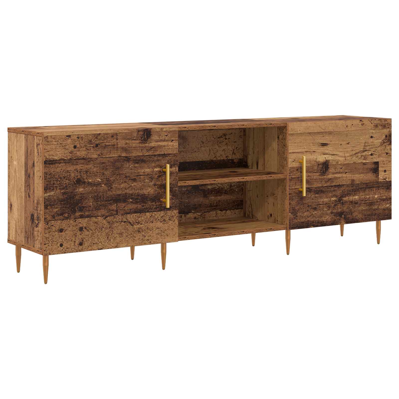 TV-Schränk 150 x 30 x 50 cm Altholz Holzwerkstoff