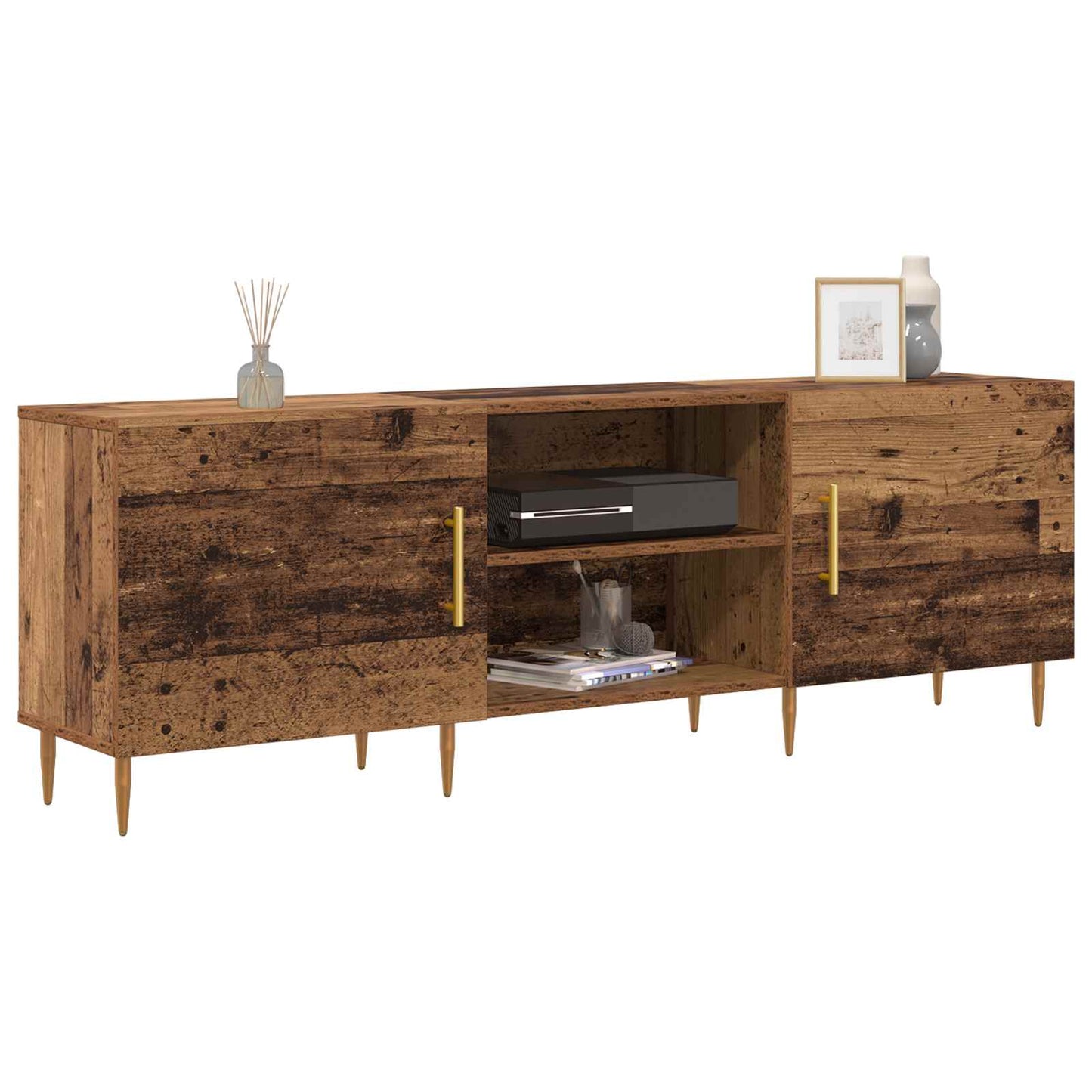 TV-Schränk 150 x 30 x 50 cm Altholz Holzwerkstoff