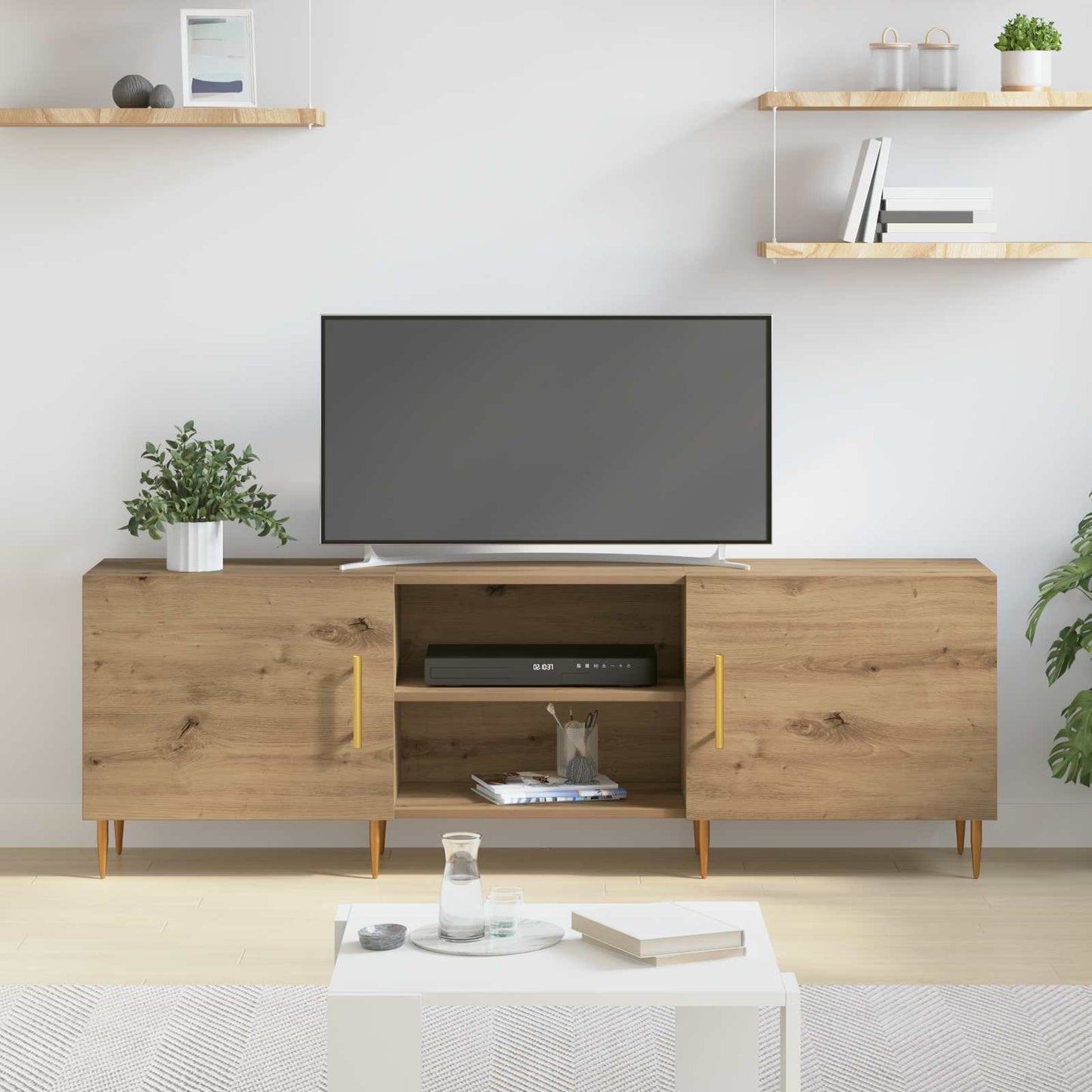 TV-Schränk 150 x 30 x 50 cm Artisan-Eiche Holzwerkstoff