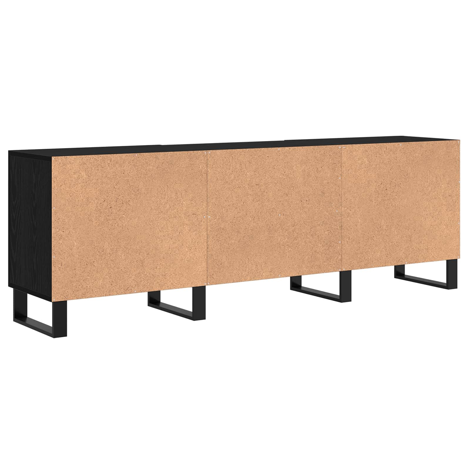 TV-Schränk 150 x 30 x 50 cm Schwarz Eichen-Optik Holzwerkstoff