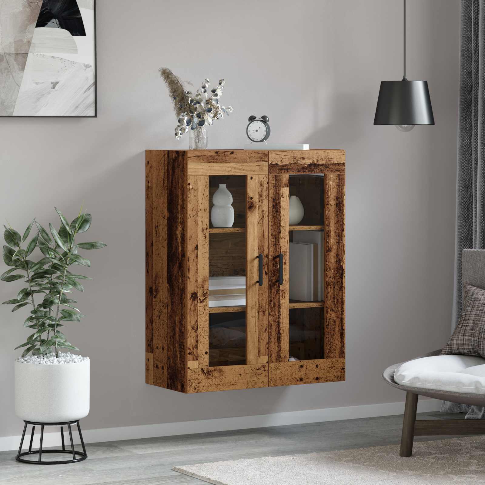 Sideboard Altholz 69,5 x 34 x 90 cm Holzwerkstoff