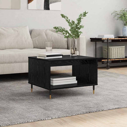 Couchtisch Schwarz Eichen-Optik 60 x 50 x 40 cm Holzwerkstoff