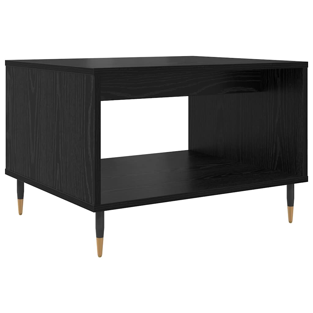 Couchtisch Schwarz Eichen-Optik 60 x 50 x 40 cm Holzwerkstoff