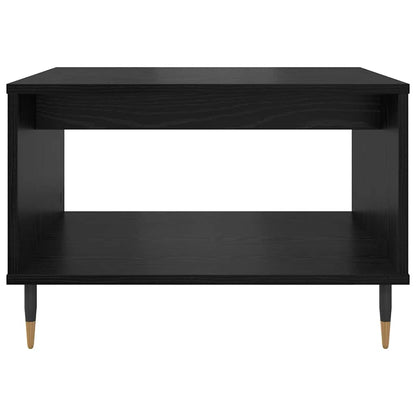 Couchtisch Schwarz Eichen-Optik 60 x 50 x 40 cm Holzwerkstoff