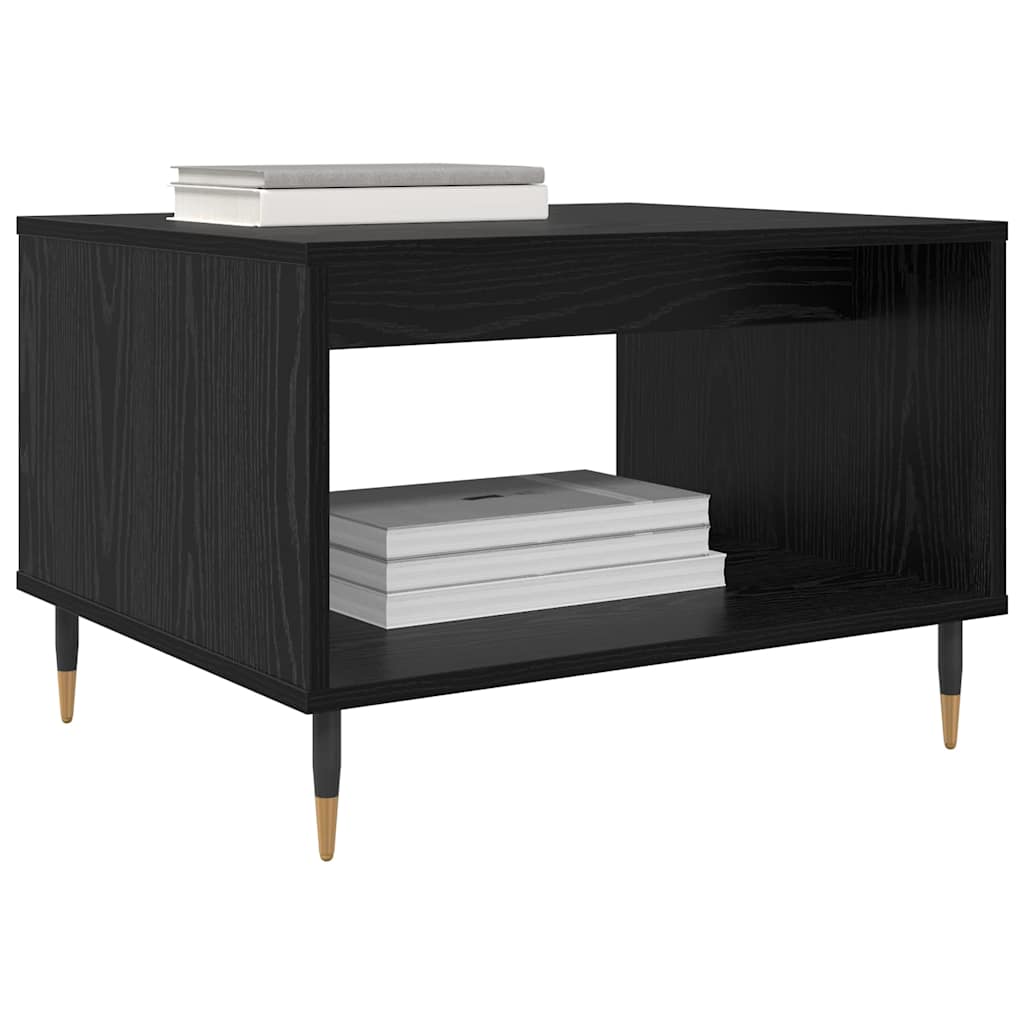 Couchtisch Schwarz Eichen-Optik 60 x 50 x 40 cm Holzwerkstoff