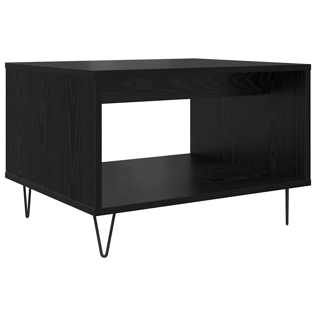 Couchtisch Schwarz Eichen-Optik 60 x 50 x 40 cm Holzwerkstoff
