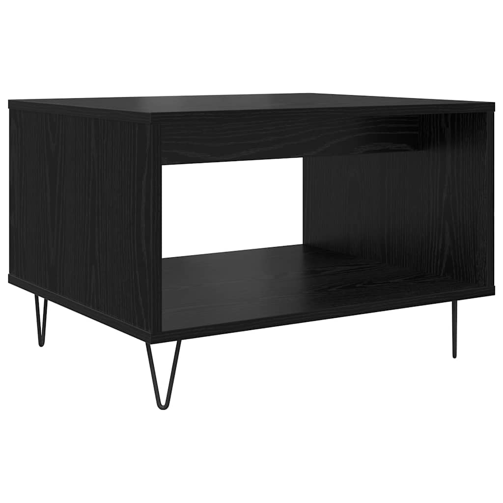 Couchtisch Schwarz Eichen-Optik 60 x 50 x 40 cm Holzwerkstoff
