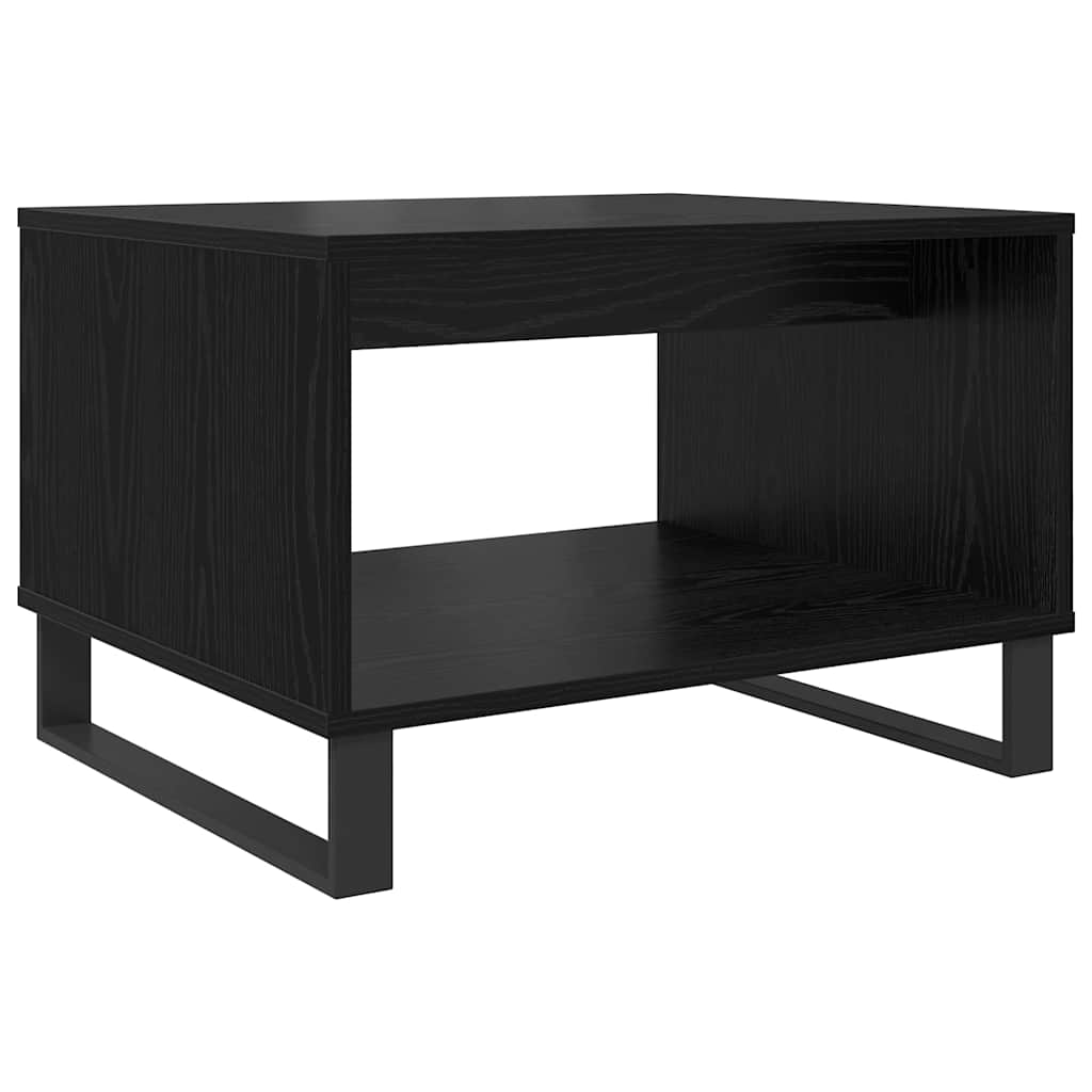 Couchtisch Schwarz Eichen-Optik 60 x 50 x 40 cm Holzwerkstoff