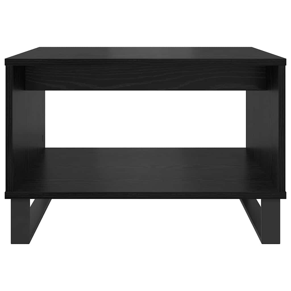 Couchtisch Schwarz Eichen-Optik 60 x 50 x 40 cm Holzwerkstoff