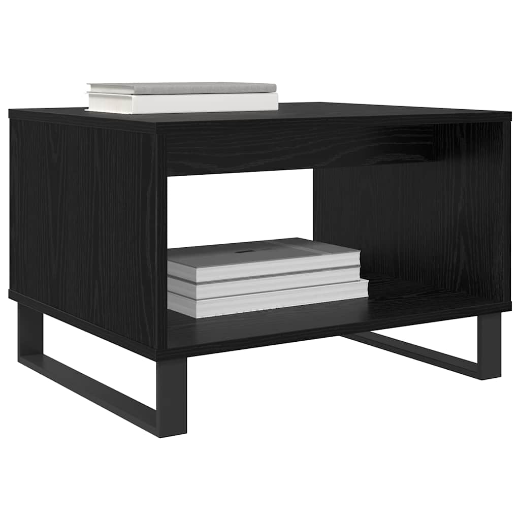 Couchtisch Schwarz Eichen-Optik 60 x 50 x 40 cm Holzwerkstoff