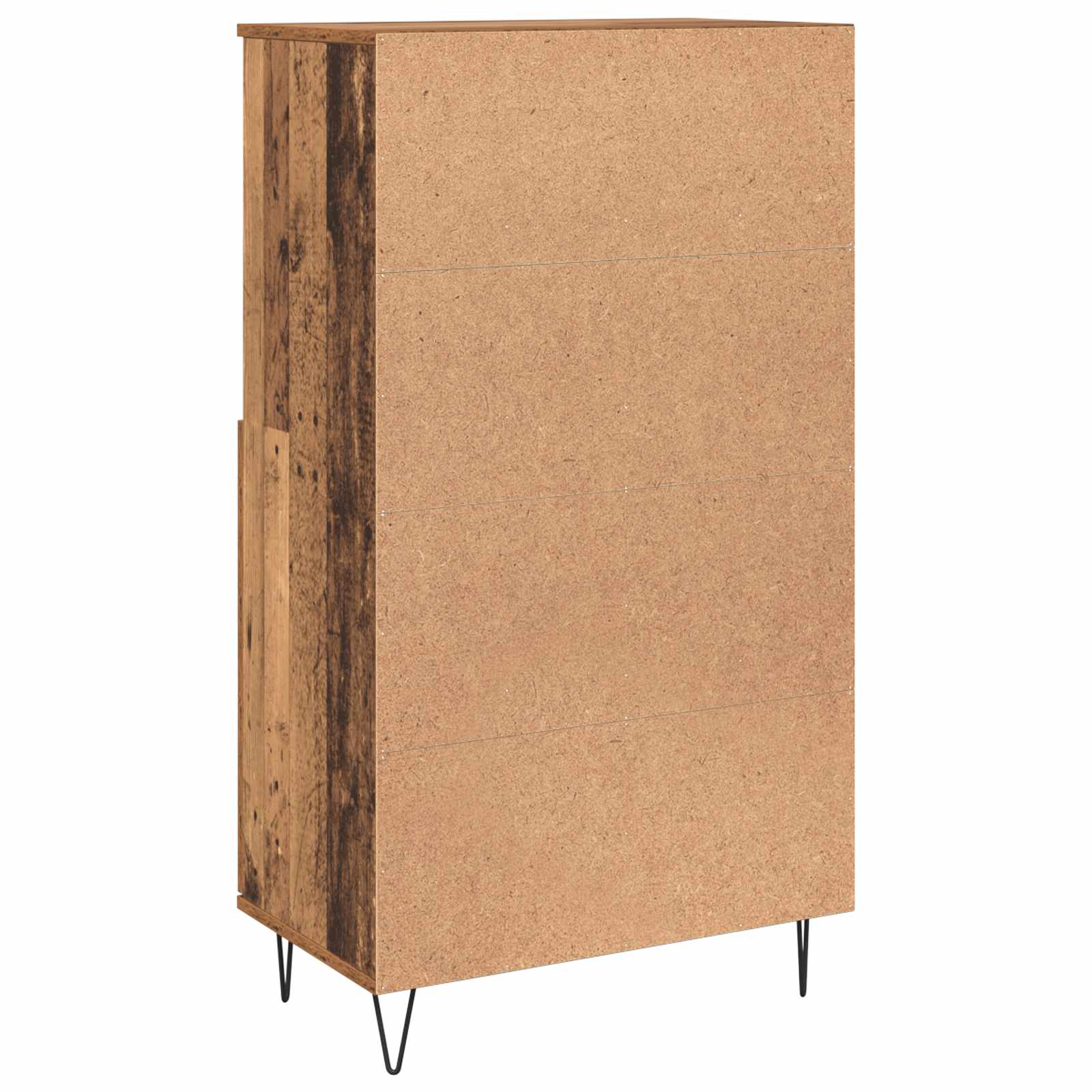 Hochboard Braun 60 x 36 x 110 cm Holzwerkstoff