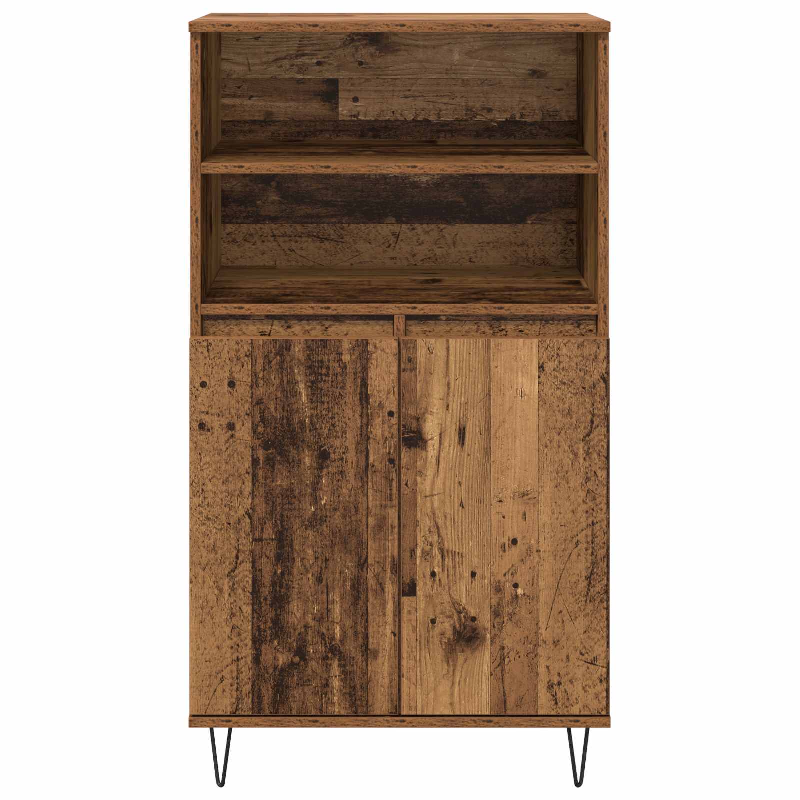 Hochboard Braun 60 x 36 x 110 cm Holzwerkstoff