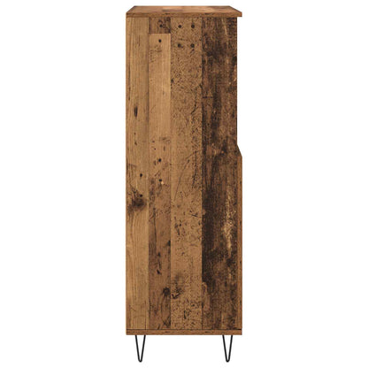 Hochboard Braun 60 x 36 x 110 cm Holzwerkstoff