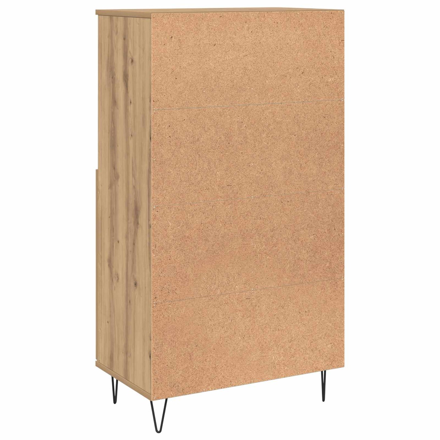 Hochboard Braun 60 x 36 x 110 cm Holzwerkstoff