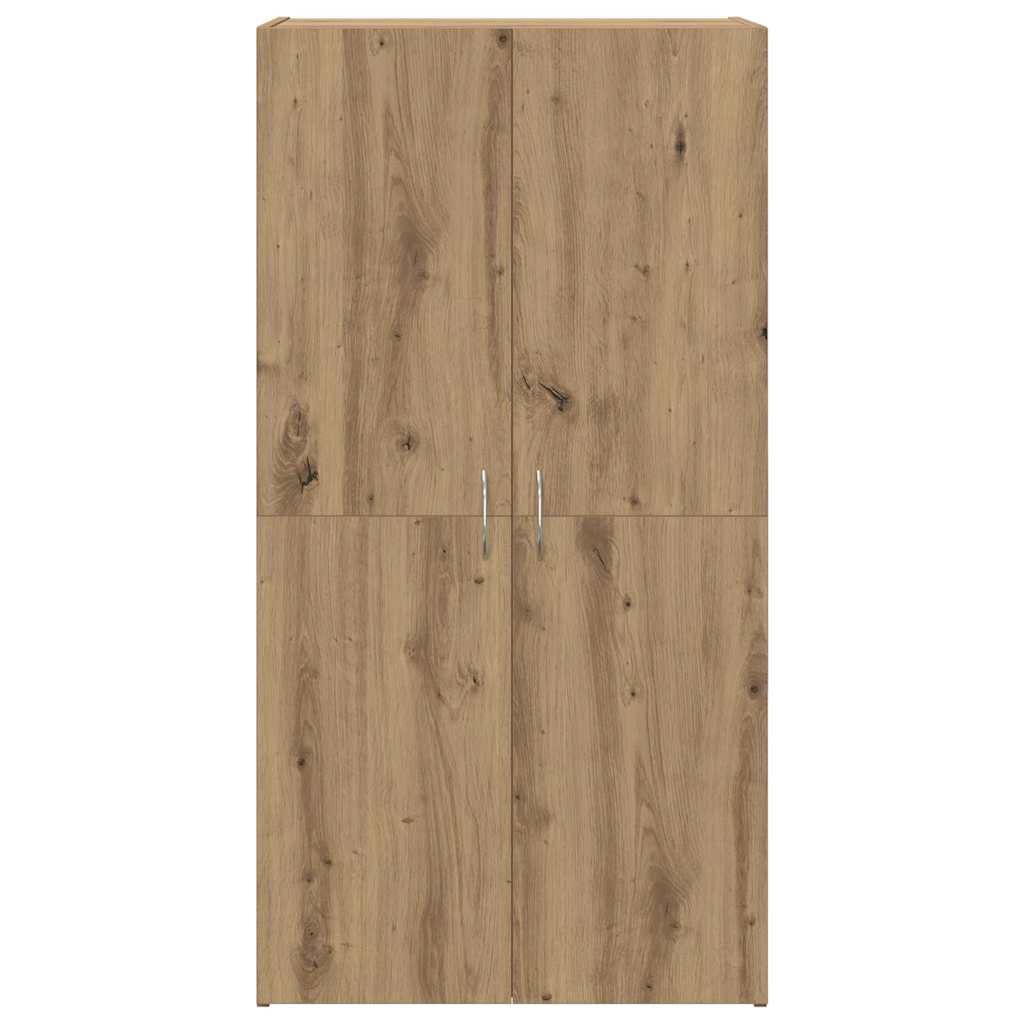 Büroschrank Eiche handwerklich 60 x 32 x 115 cm Holzwerkstoff