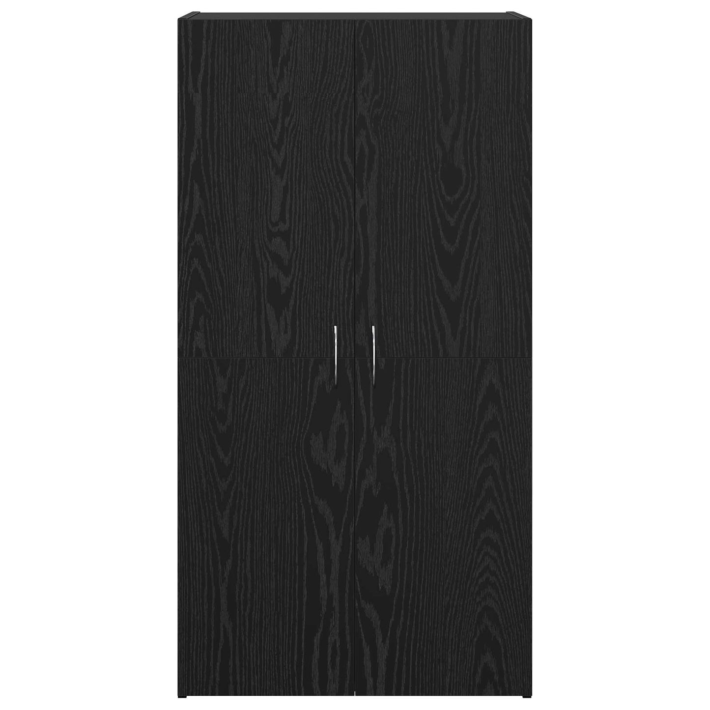 Büroschrank Schwarze Eiche 60 x 32 x 115 cm Holzwerkstoff