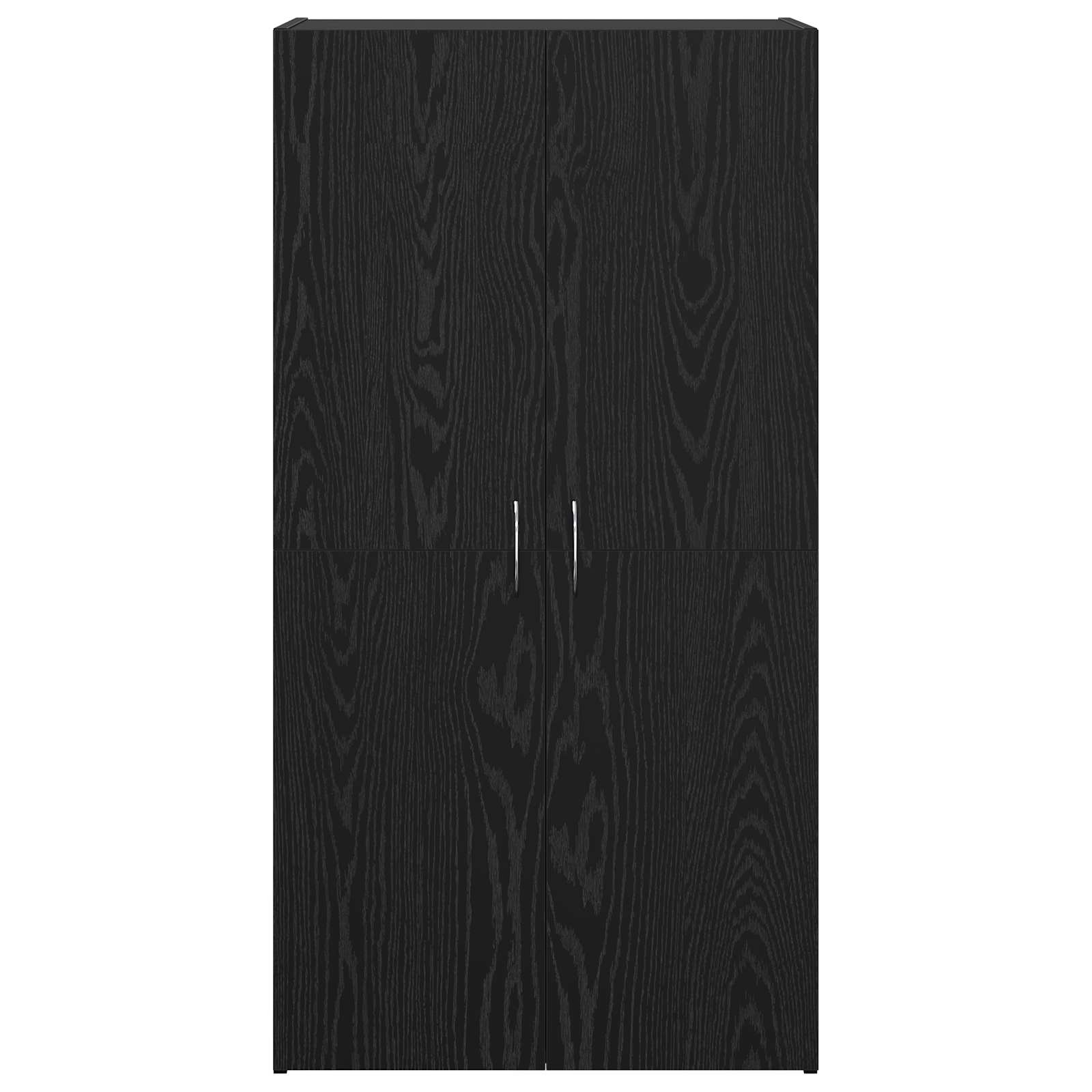 Büroschrank Schwarze Eiche 60 x 32 x 115 cm Holzwerkstoff