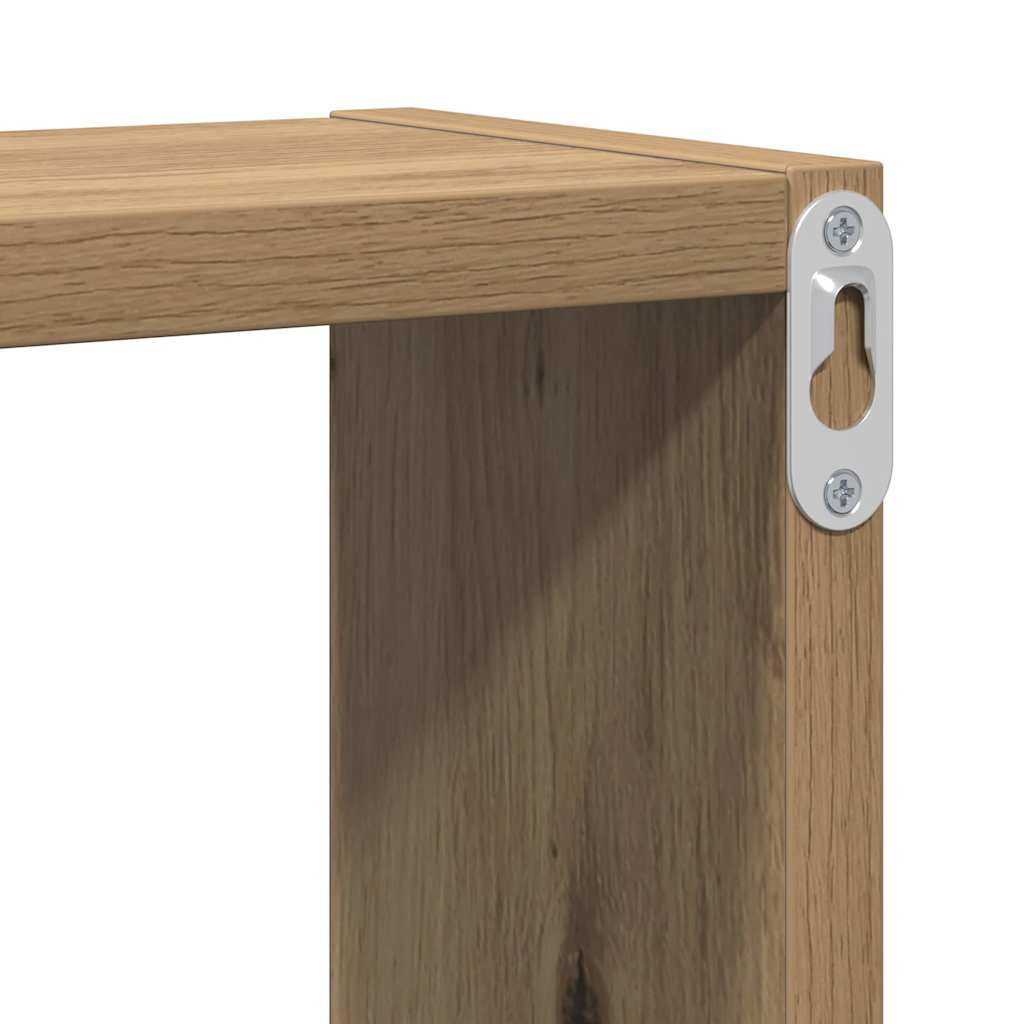 Wandregal Wandhalterung Artisan-Eiche 96 x 12 x 64 cm
