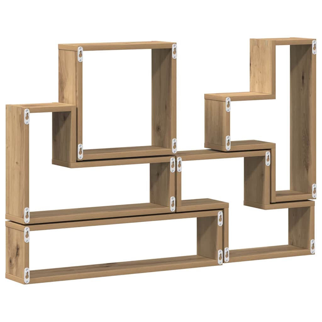 Wandregal Wandhalterung Artisan-Eiche 96 x 12 x 64 cm