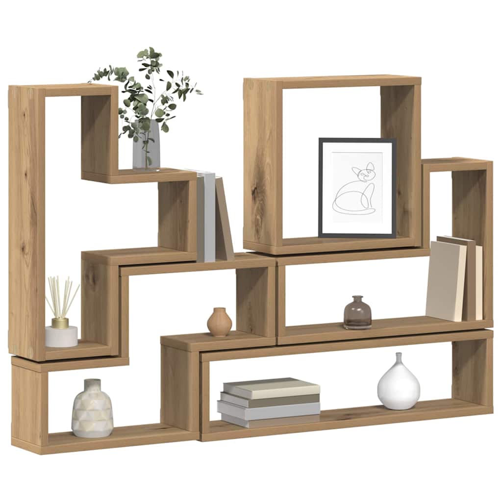 Wandregal Wandhalterung Artisan-Eiche 96 x 12 x 64 cm
