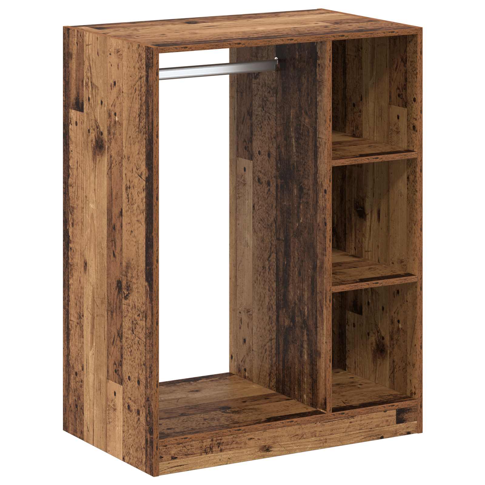 Kleiderschrank Altholz 77 x 48 x 102 cm Holzwerkstoff