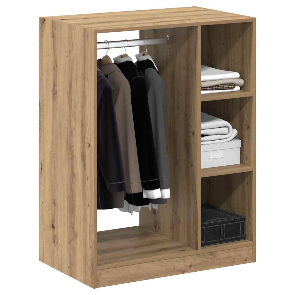 Kleiderschrank Artisan-Eiche 77 x 48 x 102 cm Holzwerkstoff