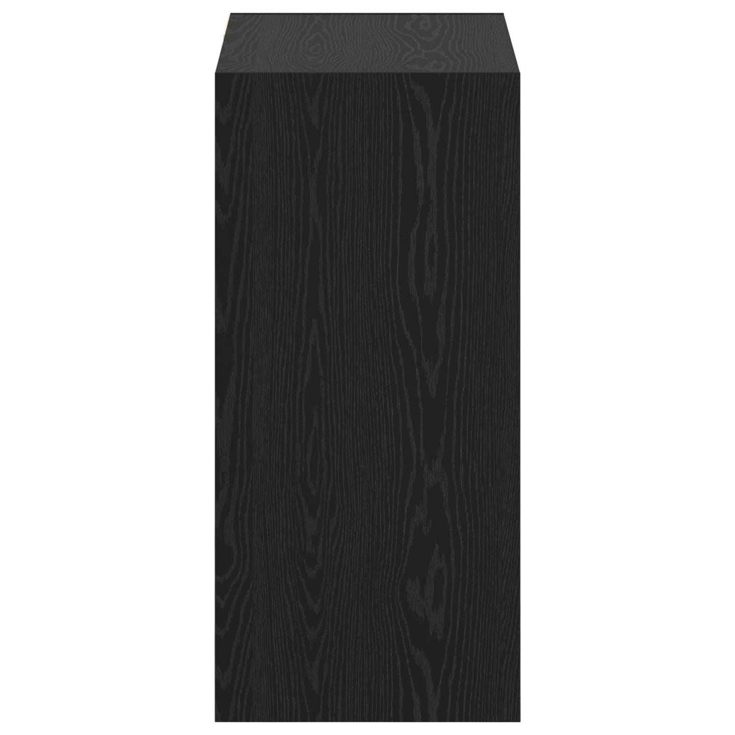 Kleiderschrank Schwarz Eichen-Optik 77 x 48 x 102 cm