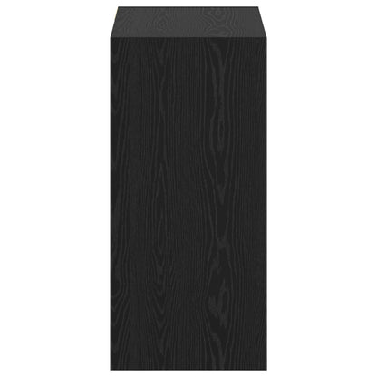 Kleiderschrank Schwarz Eichen-Optik 77 x 48 x 102 cm