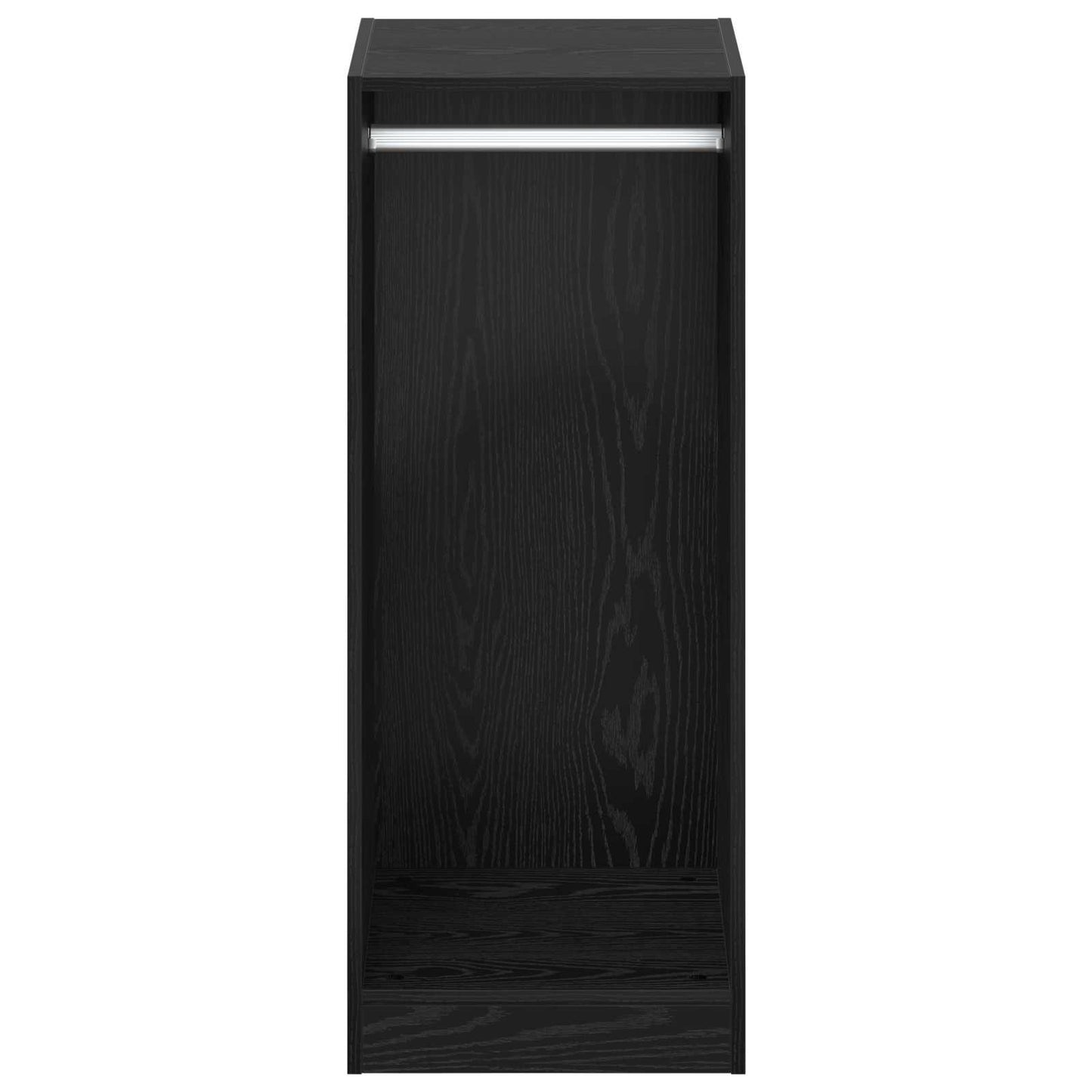 Kleiderschrank Schwarz Eichen-Optik 41 x 48 x 102 cm
