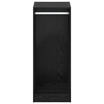 Kleiderschrank Schwarz Eichen-Optik 41 x 48 x 102 cm
