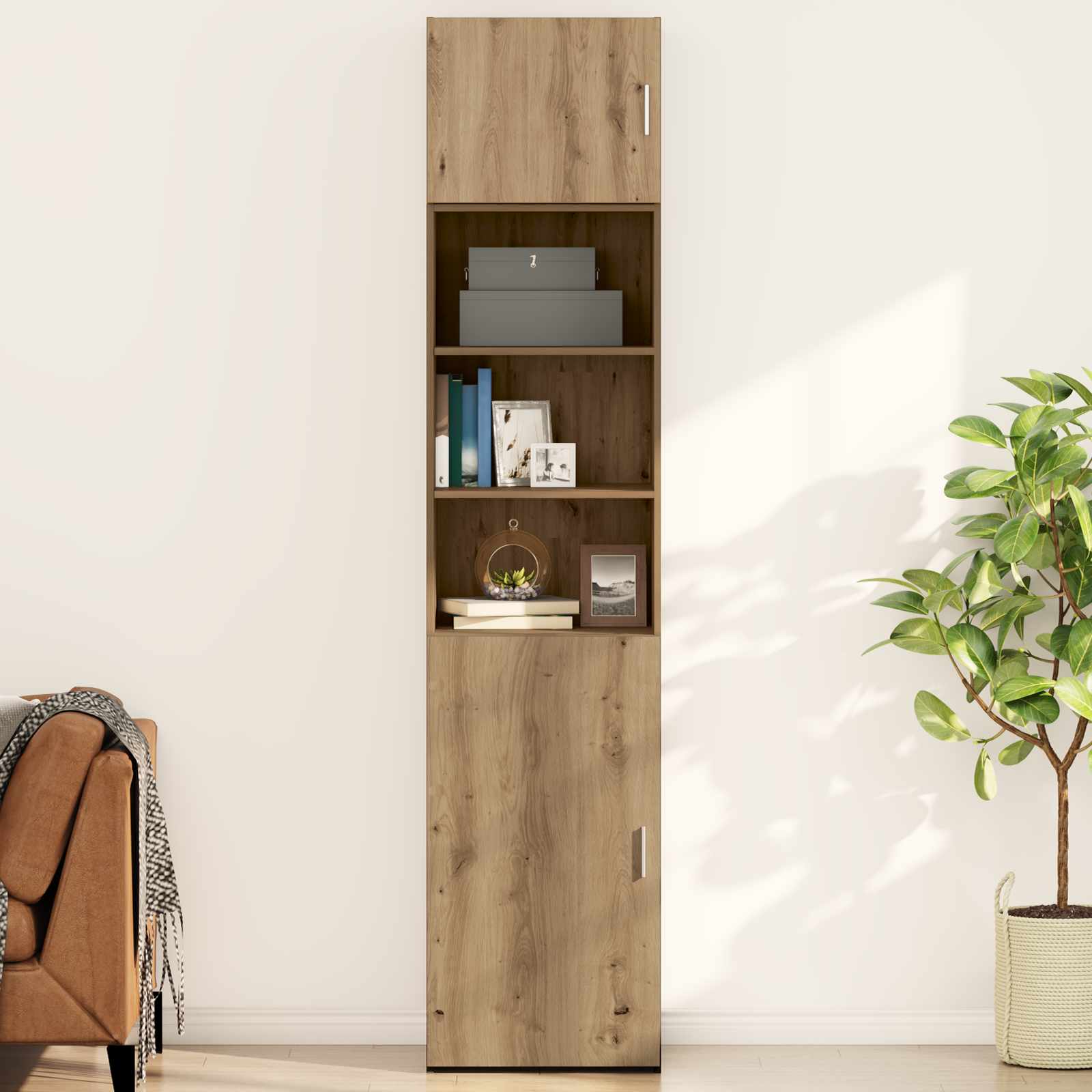 Wandschrank Artisan-Eiche 50 x 42,5 x 40 cm Holzwerkstoff