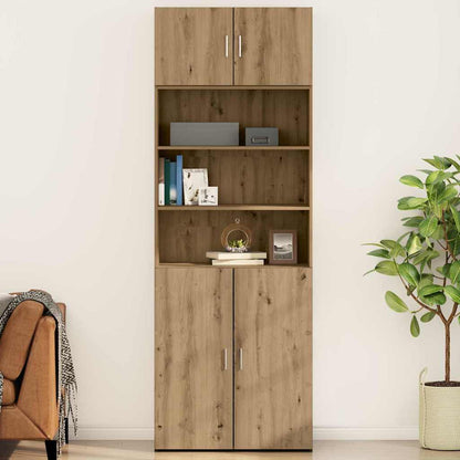 Wandschrank Artisan-Eiche 80 x 42,5 x 40 cm Holzwerkstoff