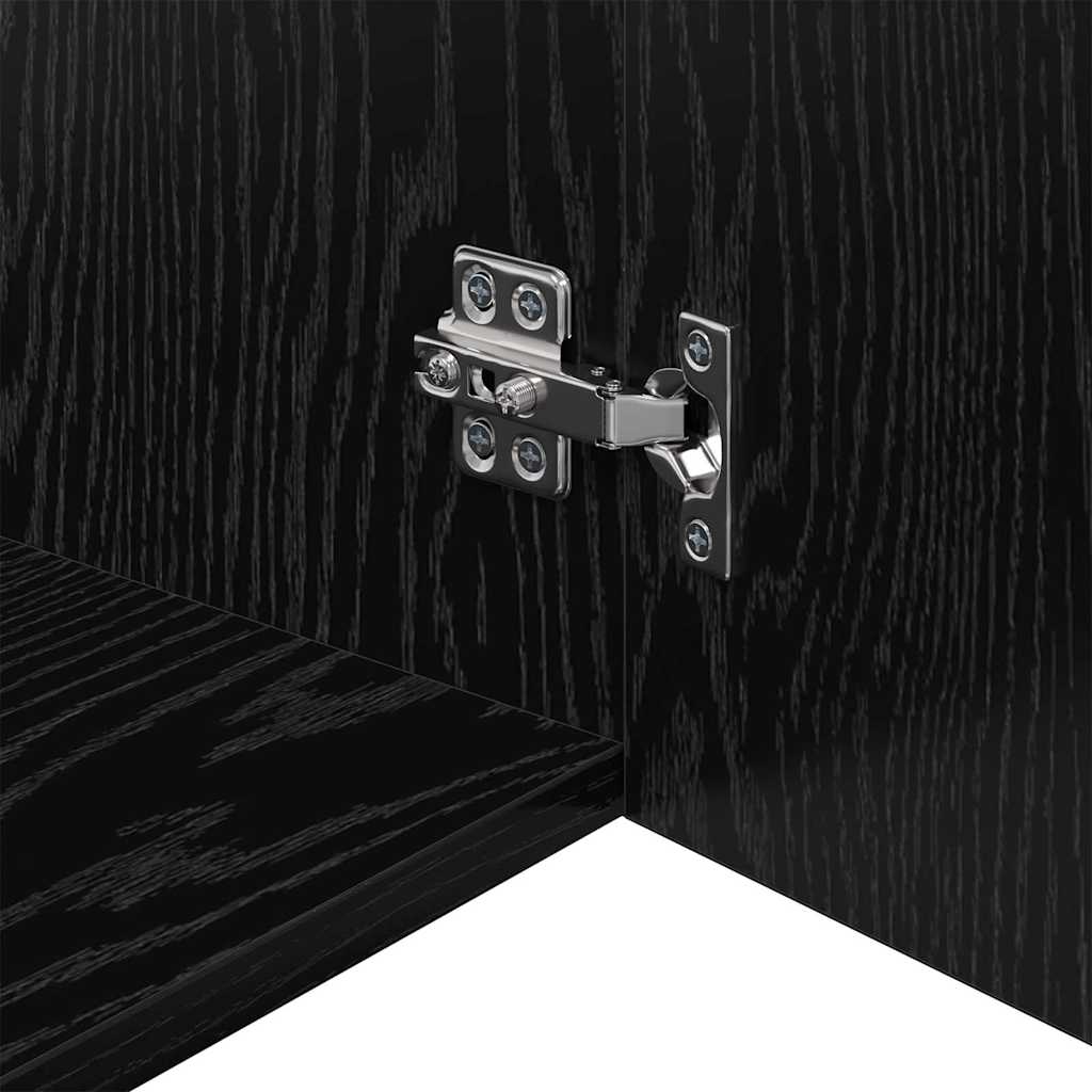Wandschrank Schwarze Eiche 80 x 42,5 x 40 cm Holzwerkstoff