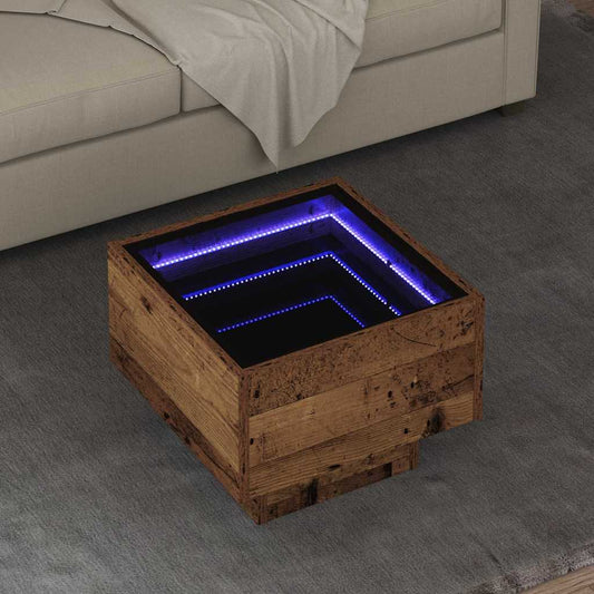 Couchtisch Altholz 40 x 40 x 30 cm Holzwerkstoff