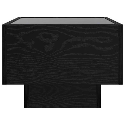 Couchtisch Schwarz Eichen-Optik 40 x 40 x 30 cm