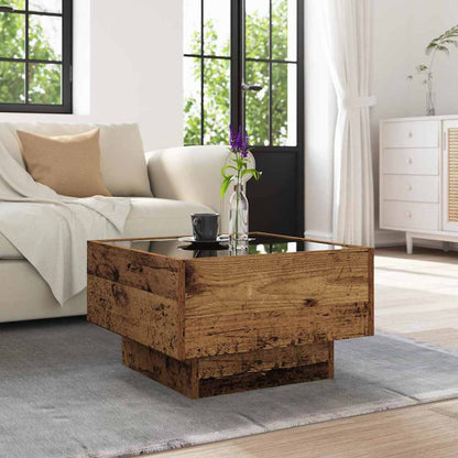 Couchtisch Altholz 50 x 50 x 30 cm
