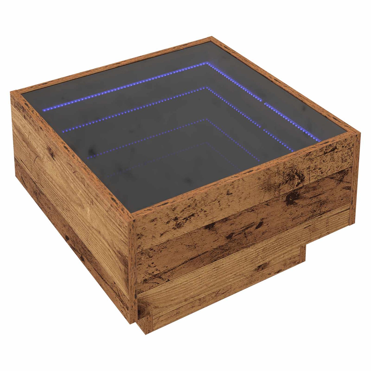 Couchtisch Altholz 50 x 50 x 30 cm