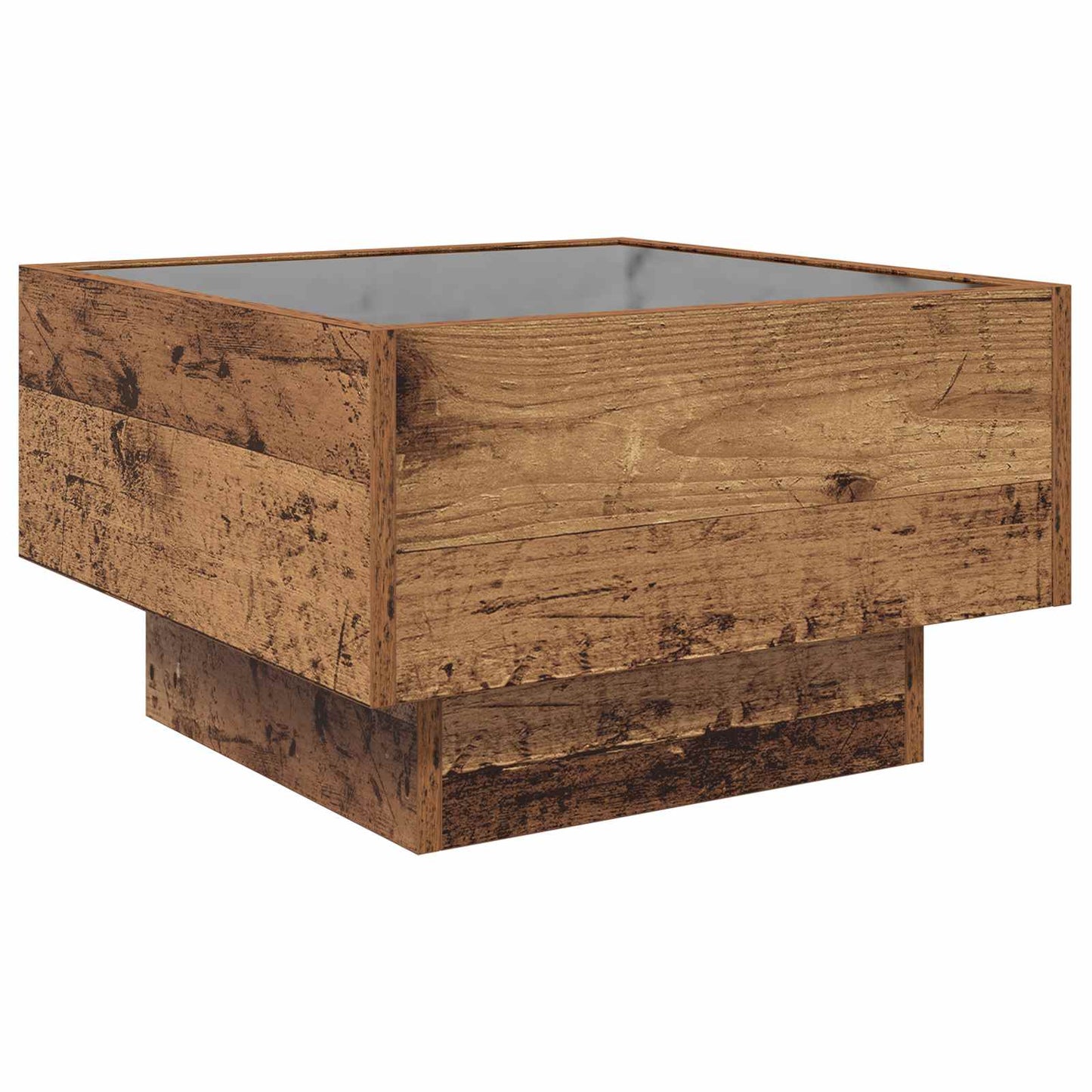 Couchtisch Altholz 50 x 50 x 30 cm