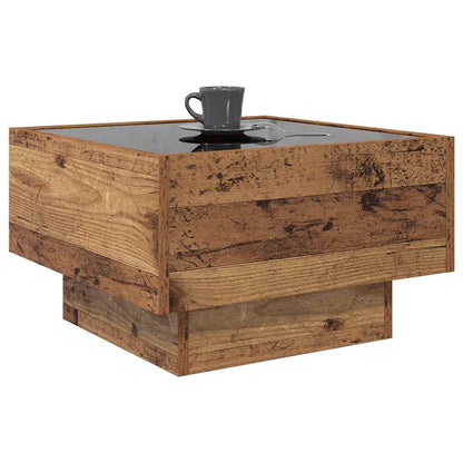 Couchtisch Altholz 50 x 50 x 30 cm
