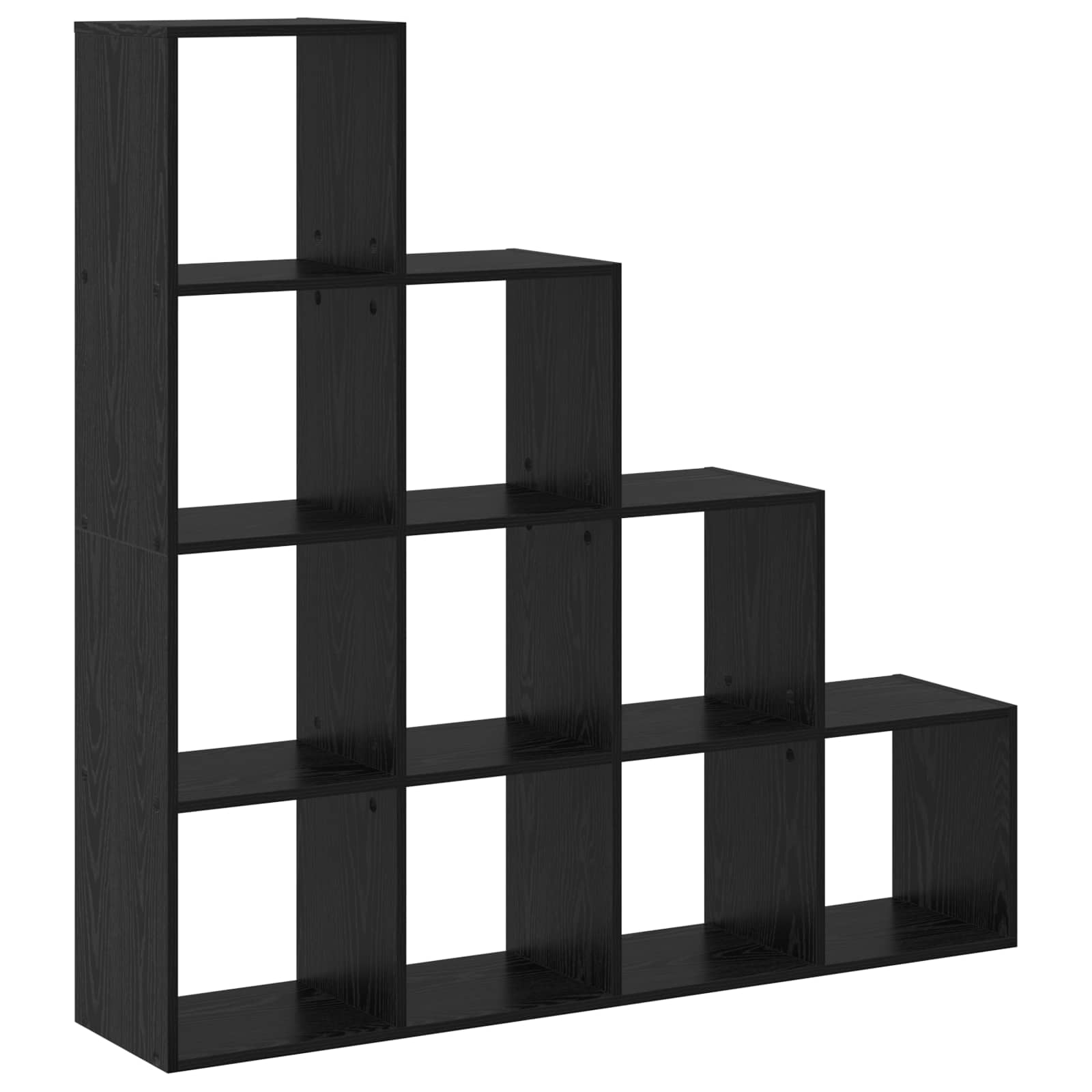 Raumteiler Bücherregal 10 Ebenen 131,5 x 29 x 131,5 cm