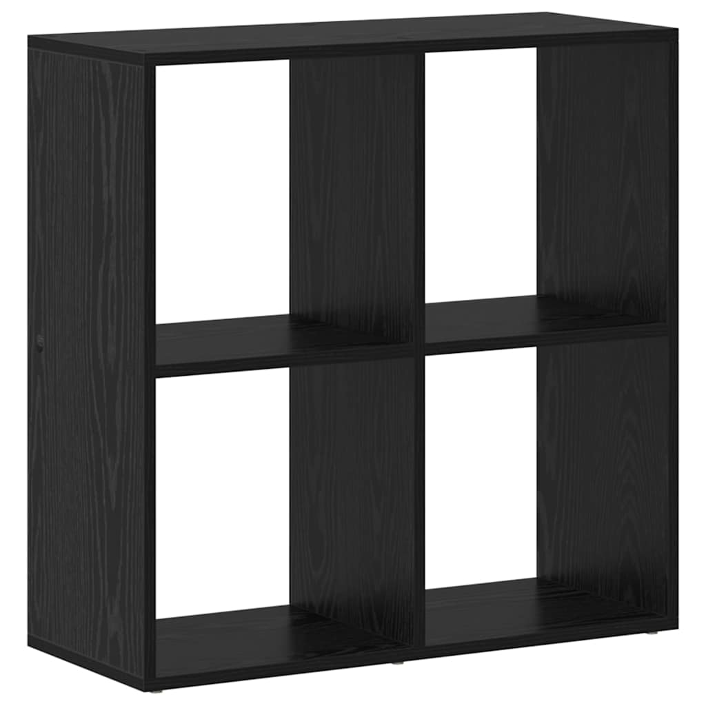 Bücherregal Schwarz 69,5 x 29 x 69,5 cm Holzwerkstoff