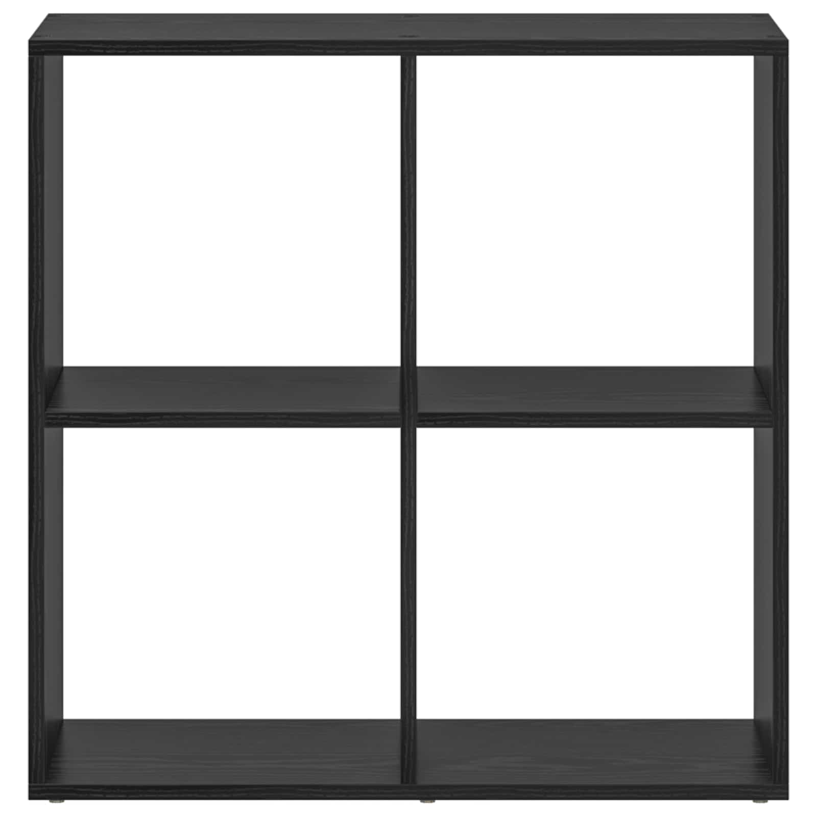 Bücherregal 4 Ebenen 69,5 x 29 x 69,5 cm Holzwerkstoff