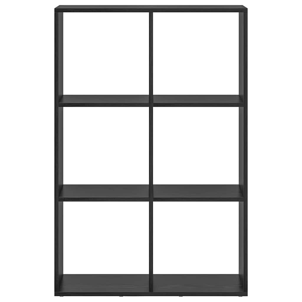 Bücherregal Schwarz 69,5 x 29 x 103,5 cm Holzwerkstoff