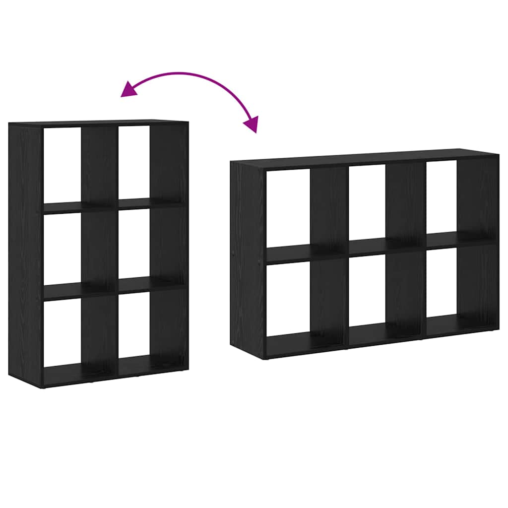 Bücherregal Schwarz 69,5 x 29 x 103,5 cm Holzwerkstoff