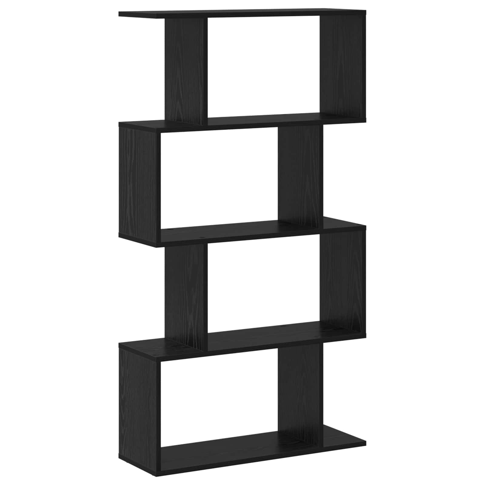 Bücherregal 4 Ebenen 70 x 24 x 129 cm Holzwerkstoff