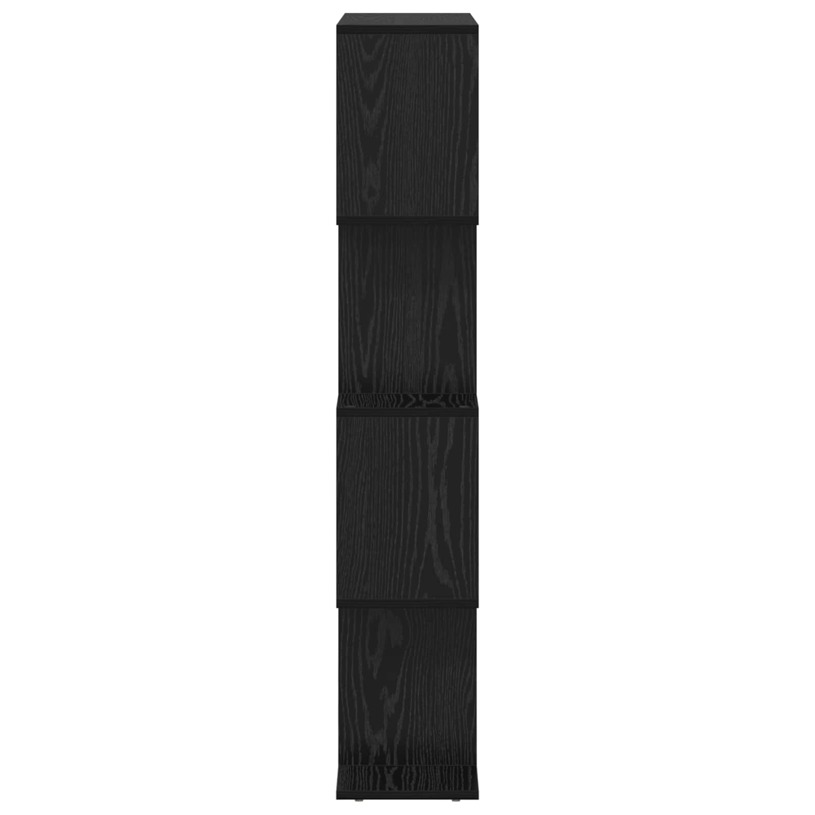 Bücherregal 4 Ebenen 70 x 24 x 129 cm Holzwerkstoff
