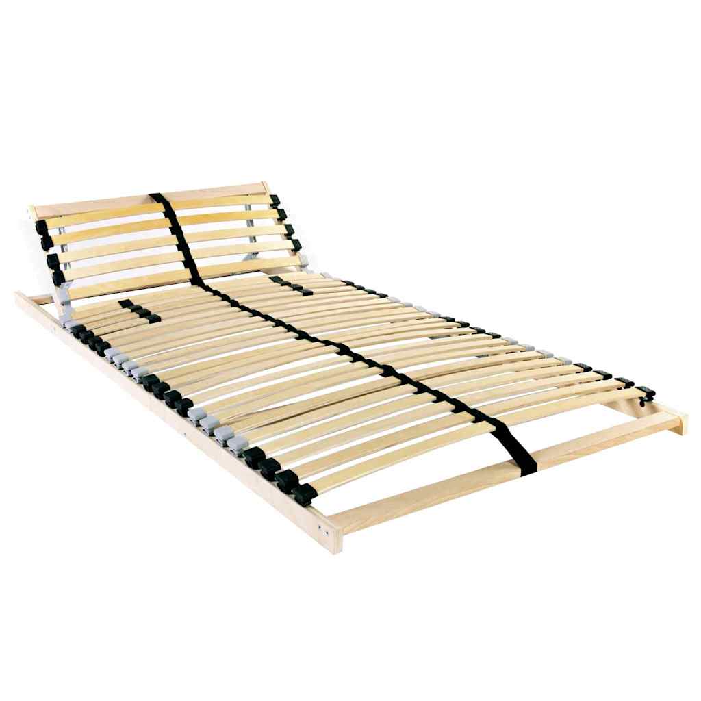 Bett-Lattenrost Braun 70 x 190 cm Massivholz Buche