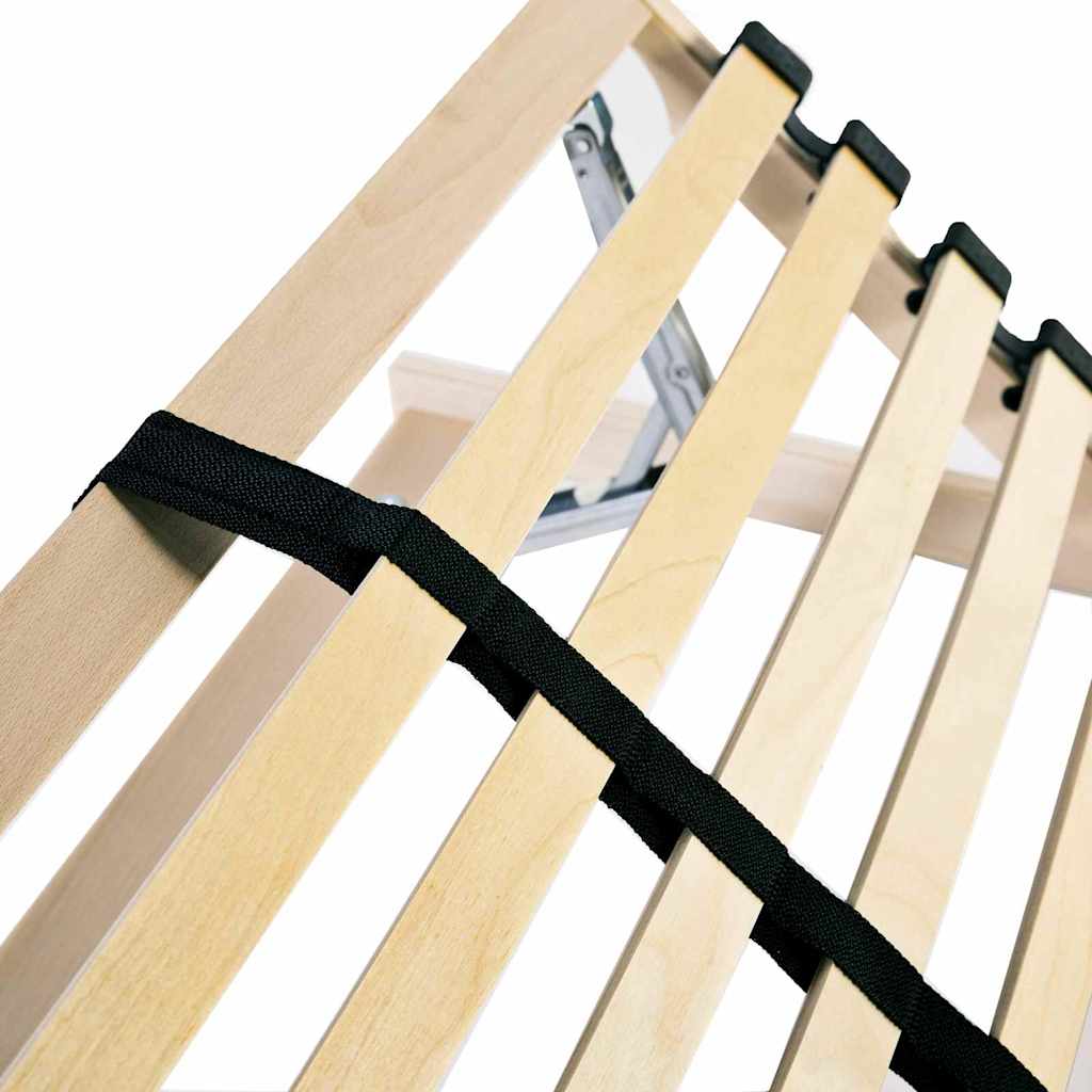 Bett-Lattenrost Braun 90 x 190 cm Massivholz Buche