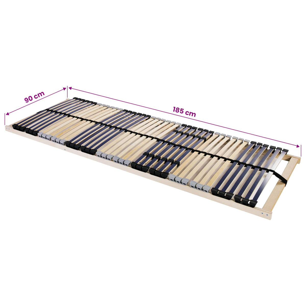 Bett-Lattenrost Braun 90 x 190 cm Massivholz Buche