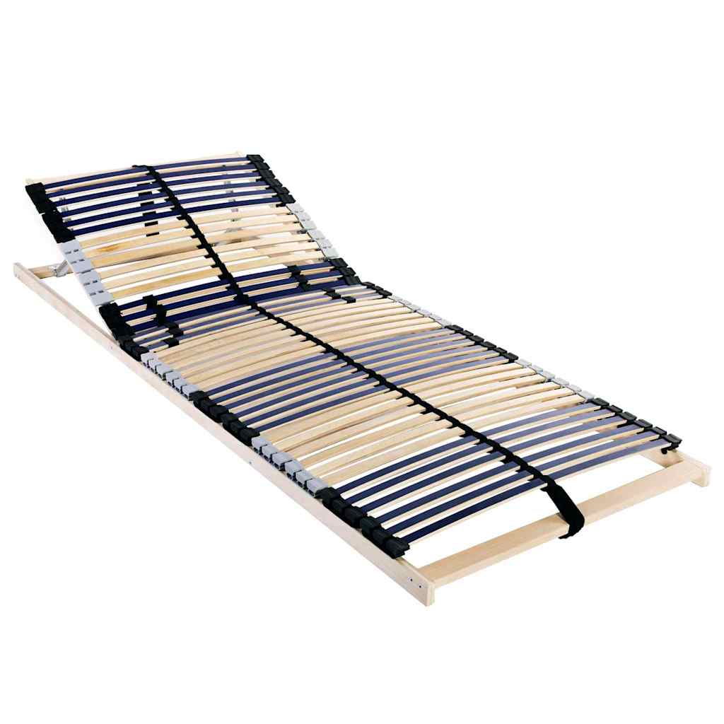 Bett-Lattenrost Braun 80 x 190 cm Massivholz Buche